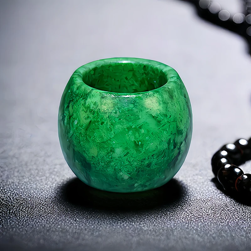Women'S Accessories Rings - اليشم الحقيقي الأخضر للنساء ، خواتم