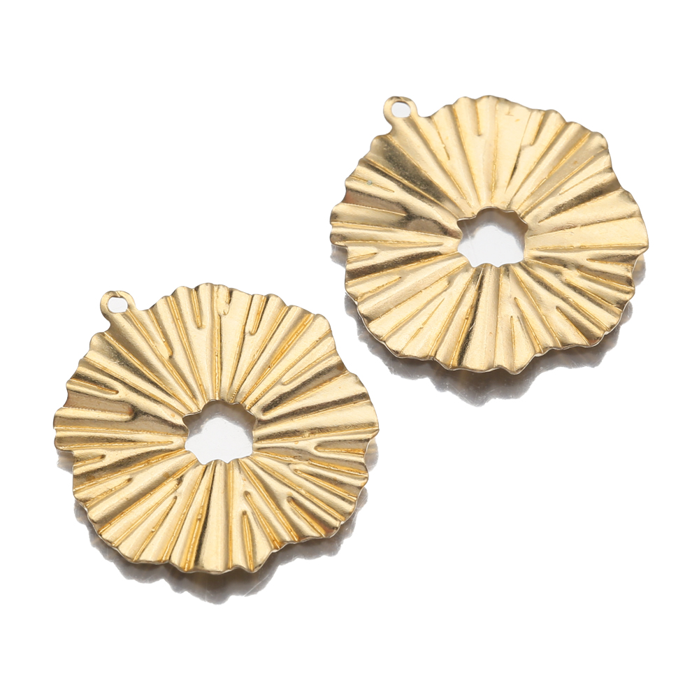Women Accessories Pack - 20 قطعة/الوحدة النحاس الشمس الزهور Charms