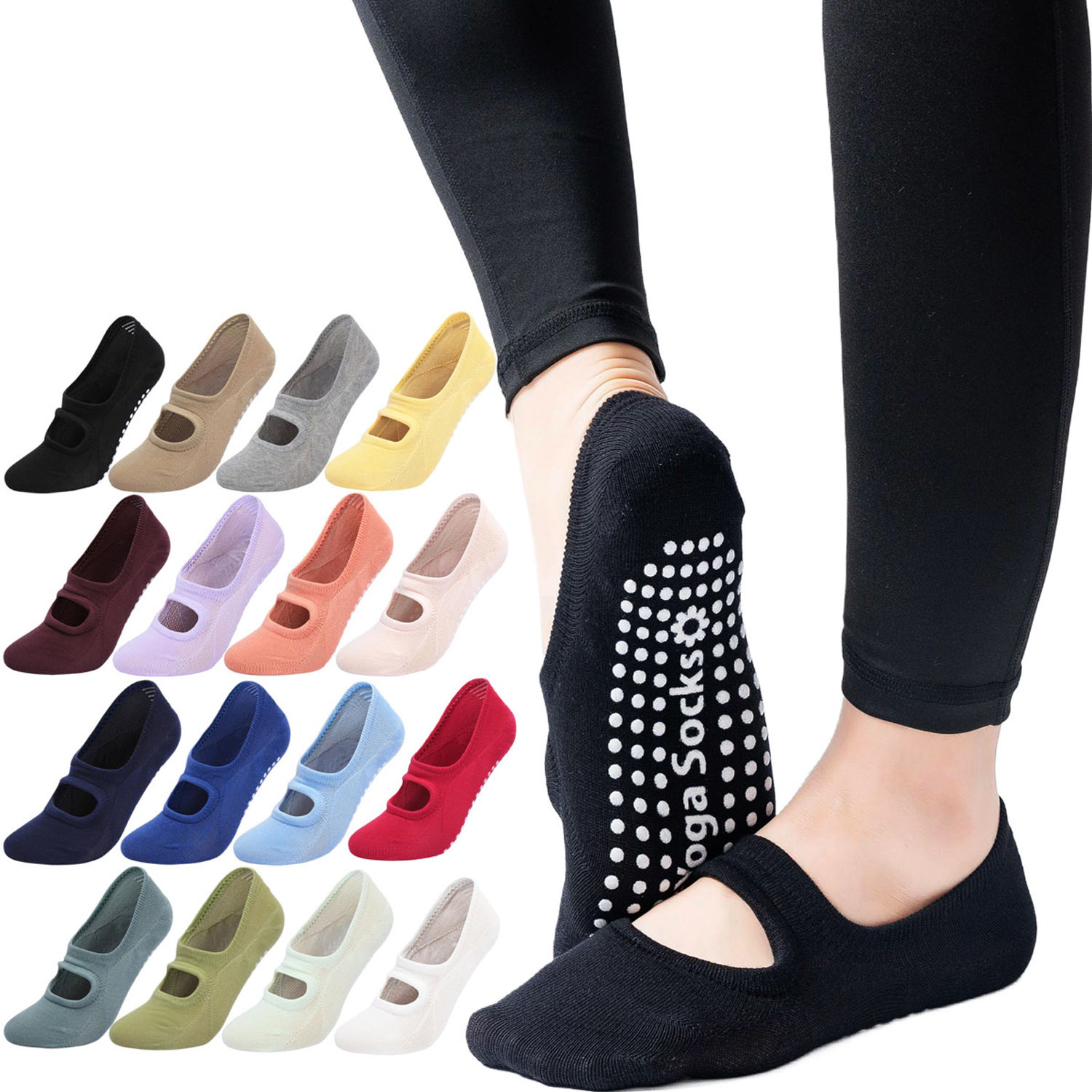 Women'S Ankle Accessories - جوارب يوجا نسائية عالية الجودة مضادة