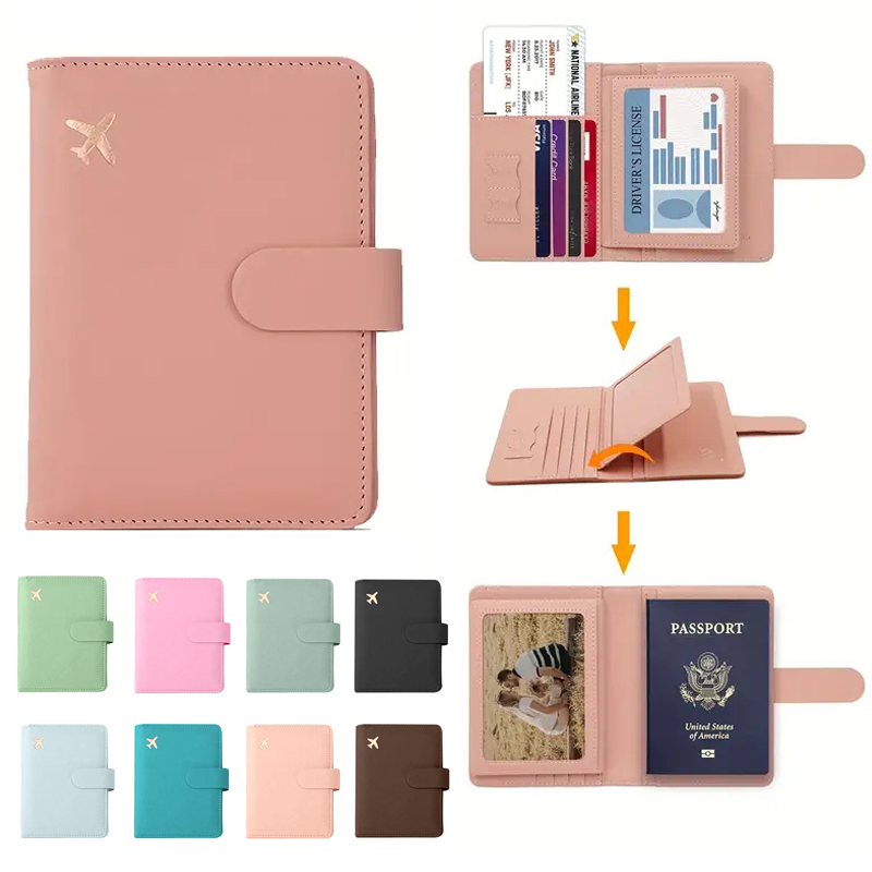 Women Accessories List - حافظة جواز سفر جلدية مقاومة للماء
