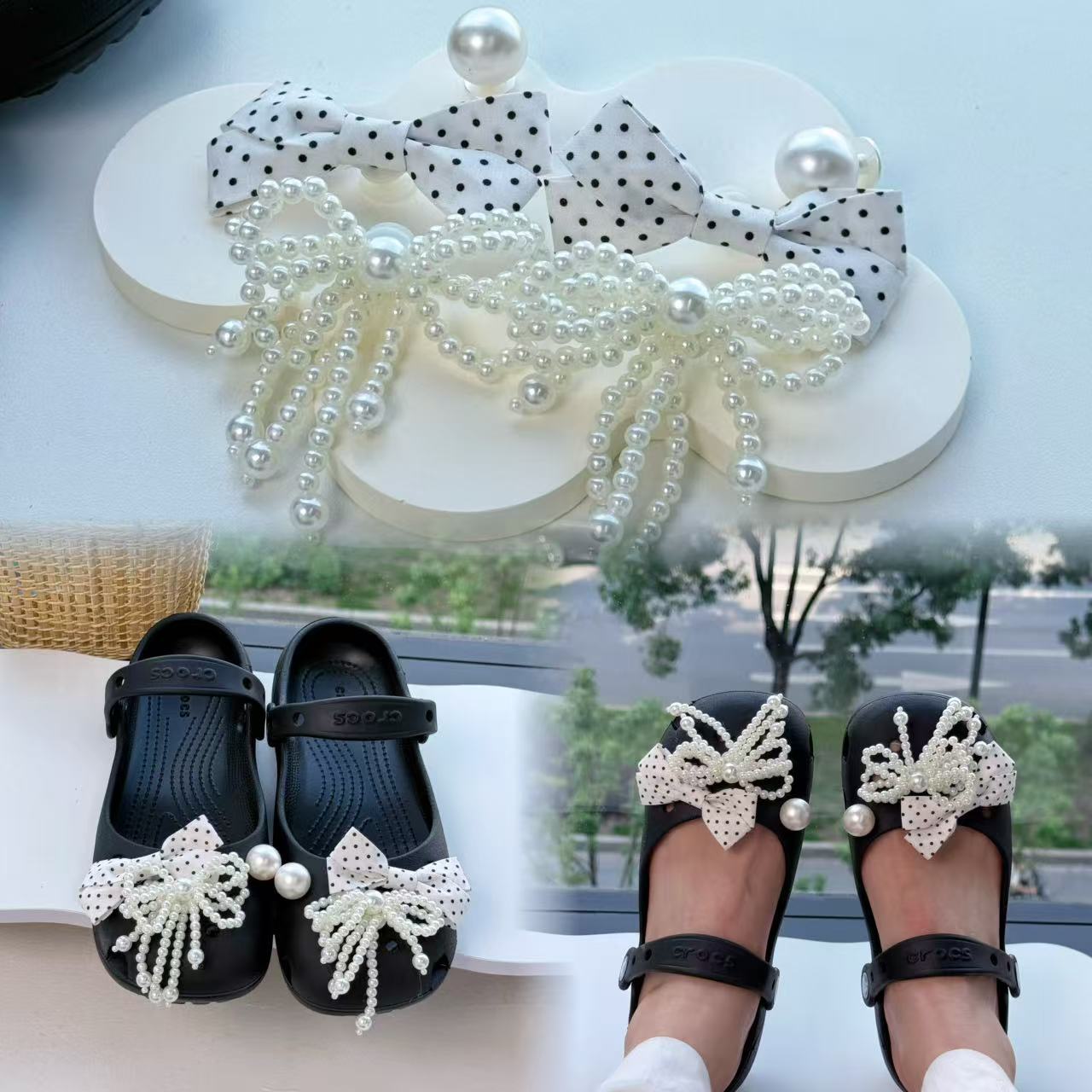 Women Accessories Pack - مجموعة زينة الأحذية الأصلية للنساء، زخارف