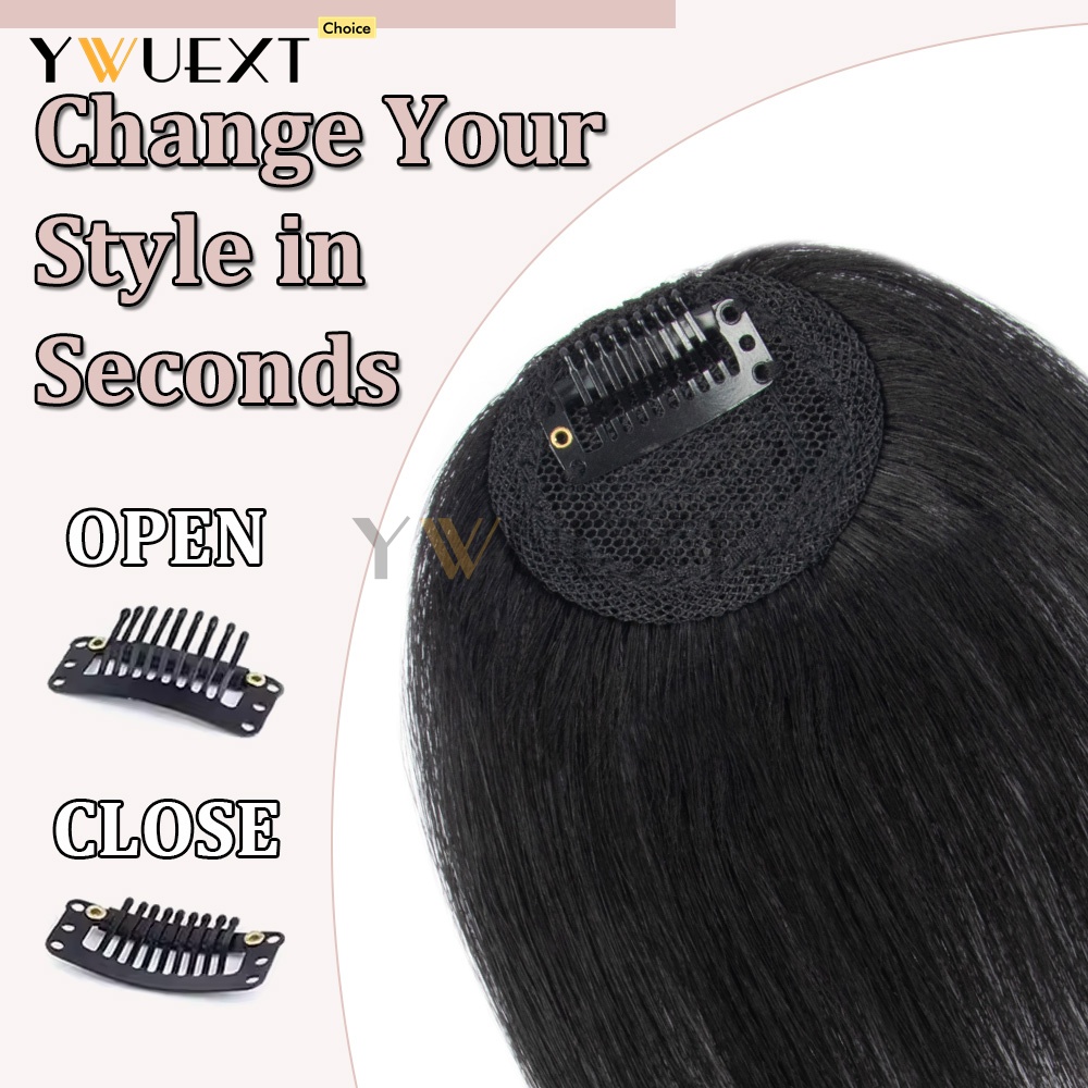 غرة شعر طبيعي بمشبك، قطعة شعر  - مراجعة Women Accessories Clearance وسعره