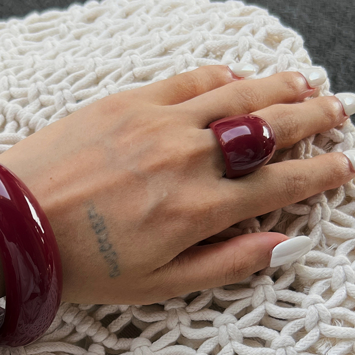 خاتم راتنج غير منتظم للنساء، ت - مراجعة Women'S Accessories Rings وسعره