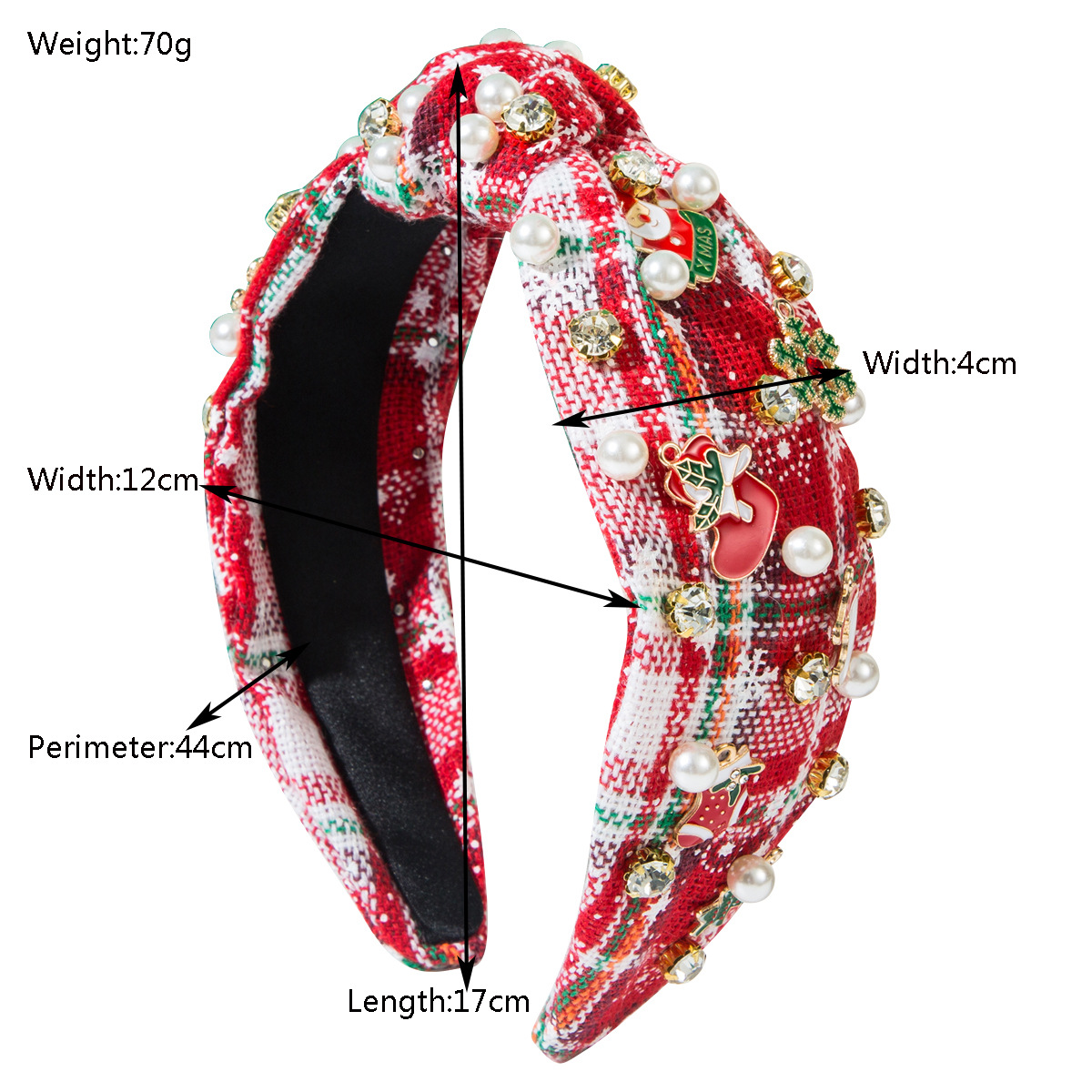 ربطة شعر بنمط بريطاني مع شارة  - مراجعة Women'S Accessories Rainbow Shops وسعره