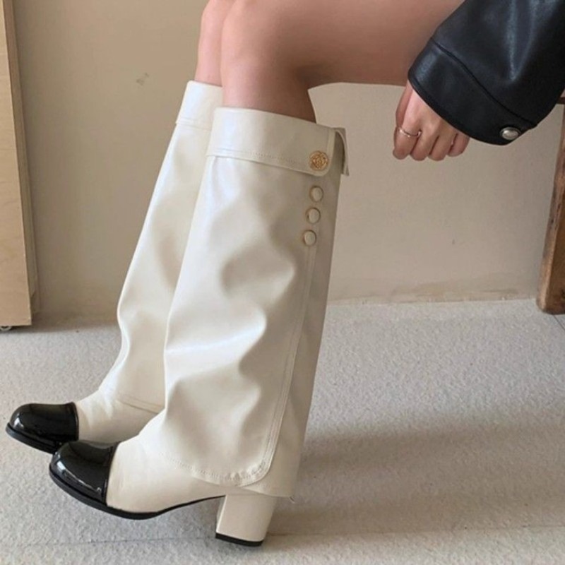 أحذية طويلة أنيقة باللونين الأ - مراجعة Women'S Ankle Accessories وسعره