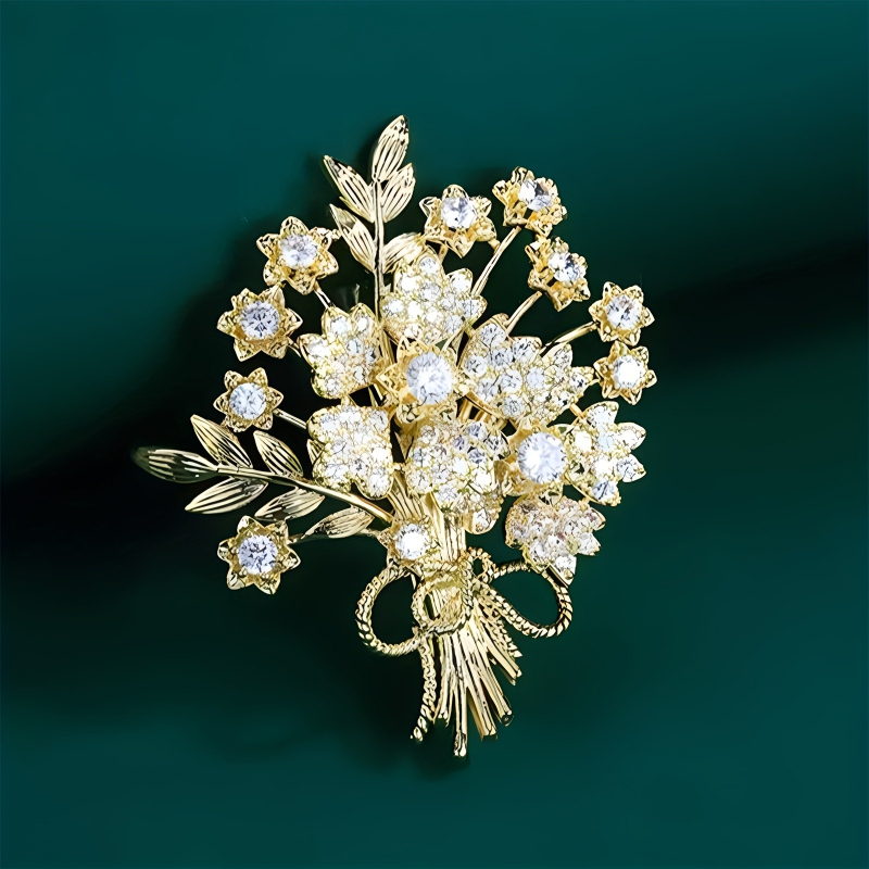 دبابيس أنيقة على شكل شجرة الحي - مراجعة Women Accessories Bouquet وسعره