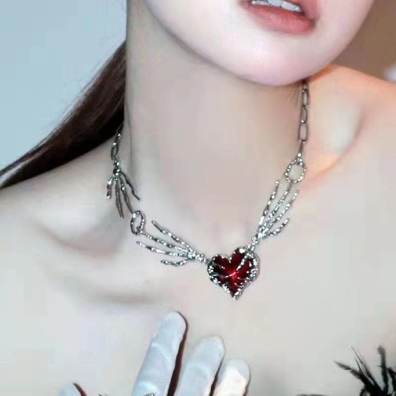 القوطية خمر Y2K الأحمر الزجاج  - مراجعة Women'S Accessories In The 90S وسعره