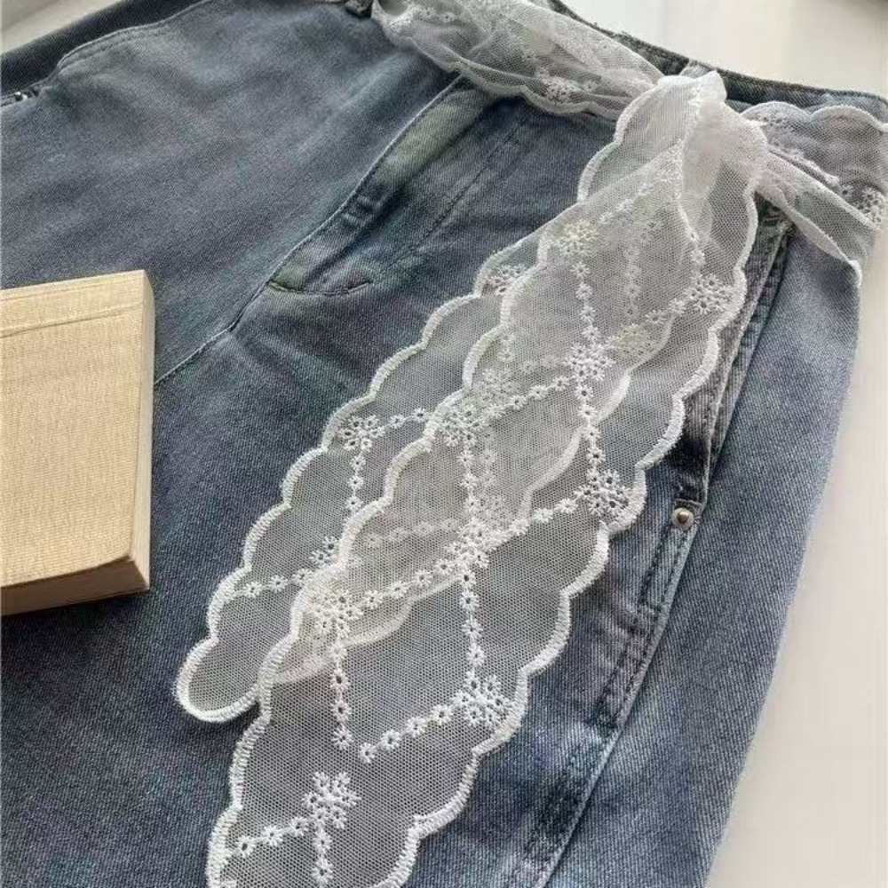 حزام دانتيل أبيض أنيق للنساء،  - مراجعة Women'S Accessories وسعره