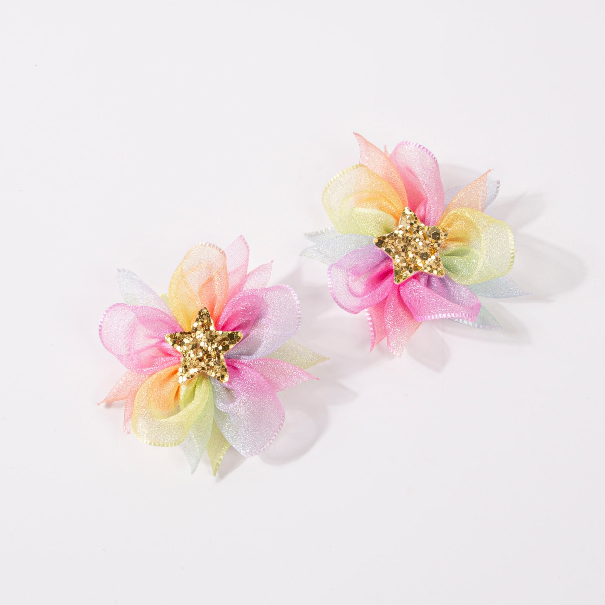 مشابك شعر من الشيفون بألوان قو - مراجعة Women'S Accessories Rainbow Shops وسعره