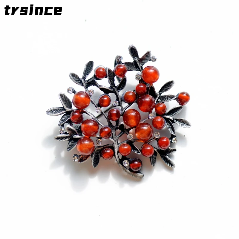 بروش على شكل أشجار حجر الراين  - مراجعة Women Accessories Bouquet وسعره