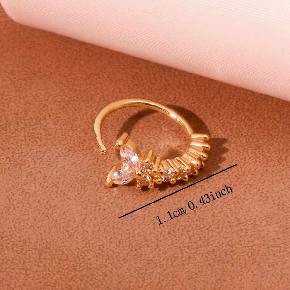 مشبك أنف على شكل حرف Y بدون ثق - مراجعة Women'S Accessories Rings وسعره