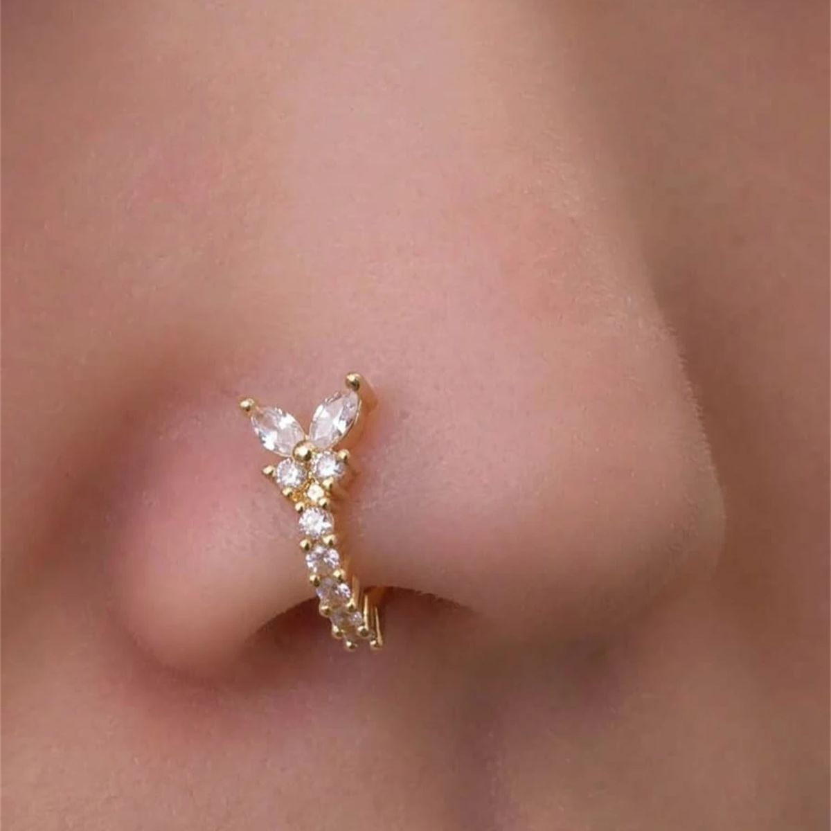 مشبك أنف على شكل حرف Y بدون ثق - مراجعة Women'S Accessories Rings وسعره