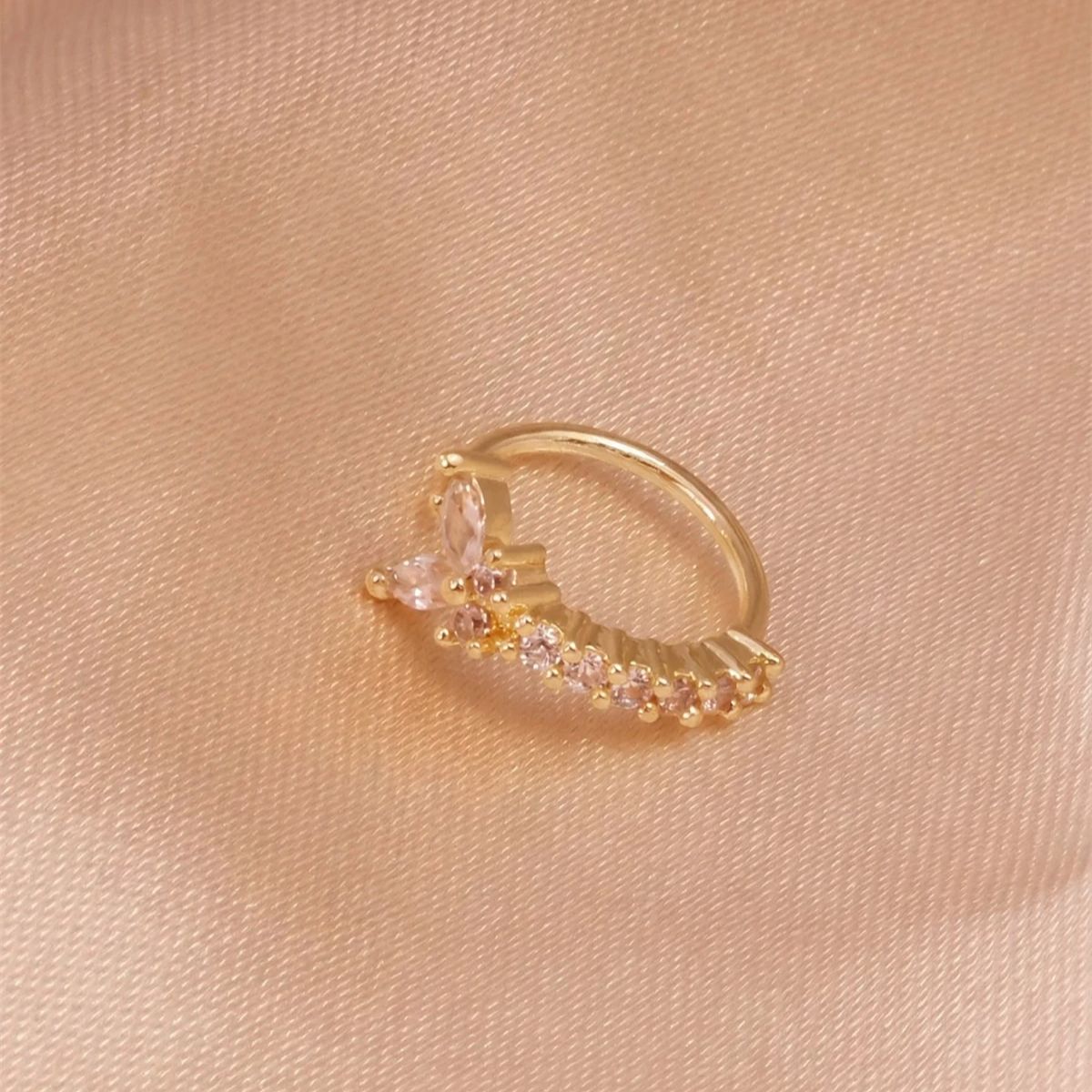 مشبك أنف على شكل حرف Y بدون ثق - مراجعة Women'S Accessories Rings وسعره