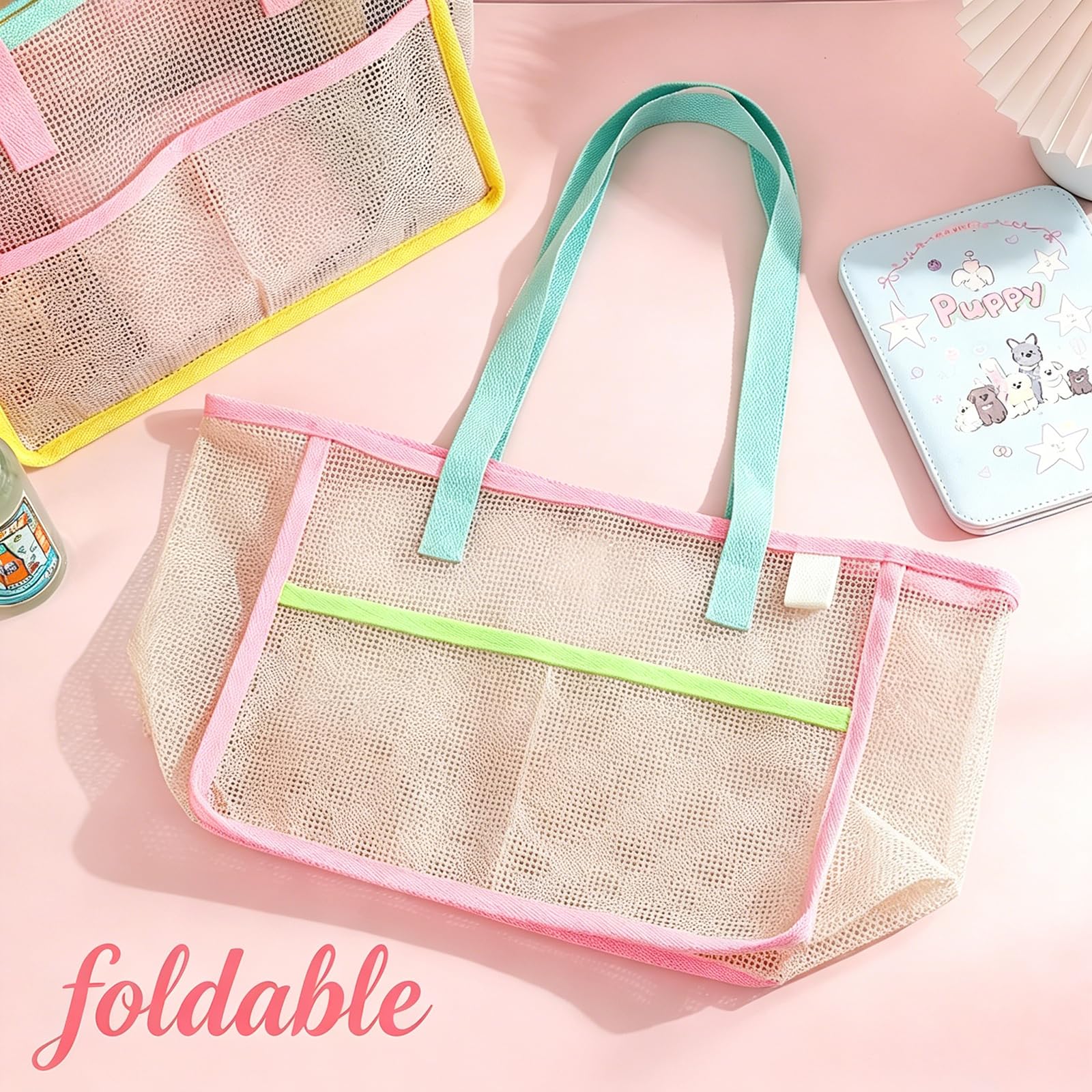 حقائب شاطئ نسائية ملونة قابلة  - مراجعة Women Accessories Pack وسعره