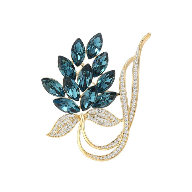 دبابيس زهور أنيقة مرصعة بالأحج - مراجعة Women Accessories Bouquet وسعره
