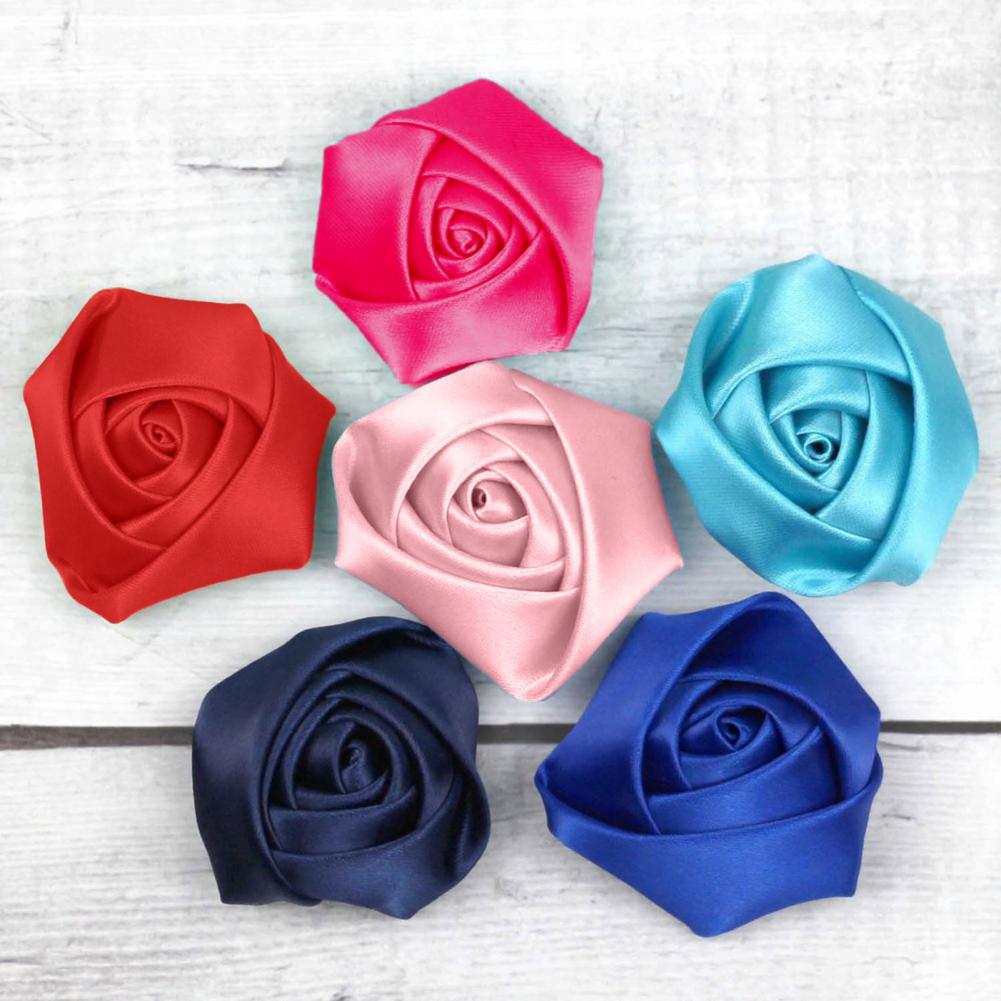 6 قطع من زهور الساتان المصنوعة - مراجعة Women Accessories Bouquet وسعره