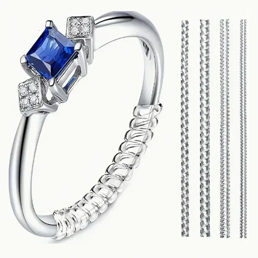 4/8 قطع - أداة ضبط حجم الخاتم  - مراجعة Women'S Accessories Rings وسعره