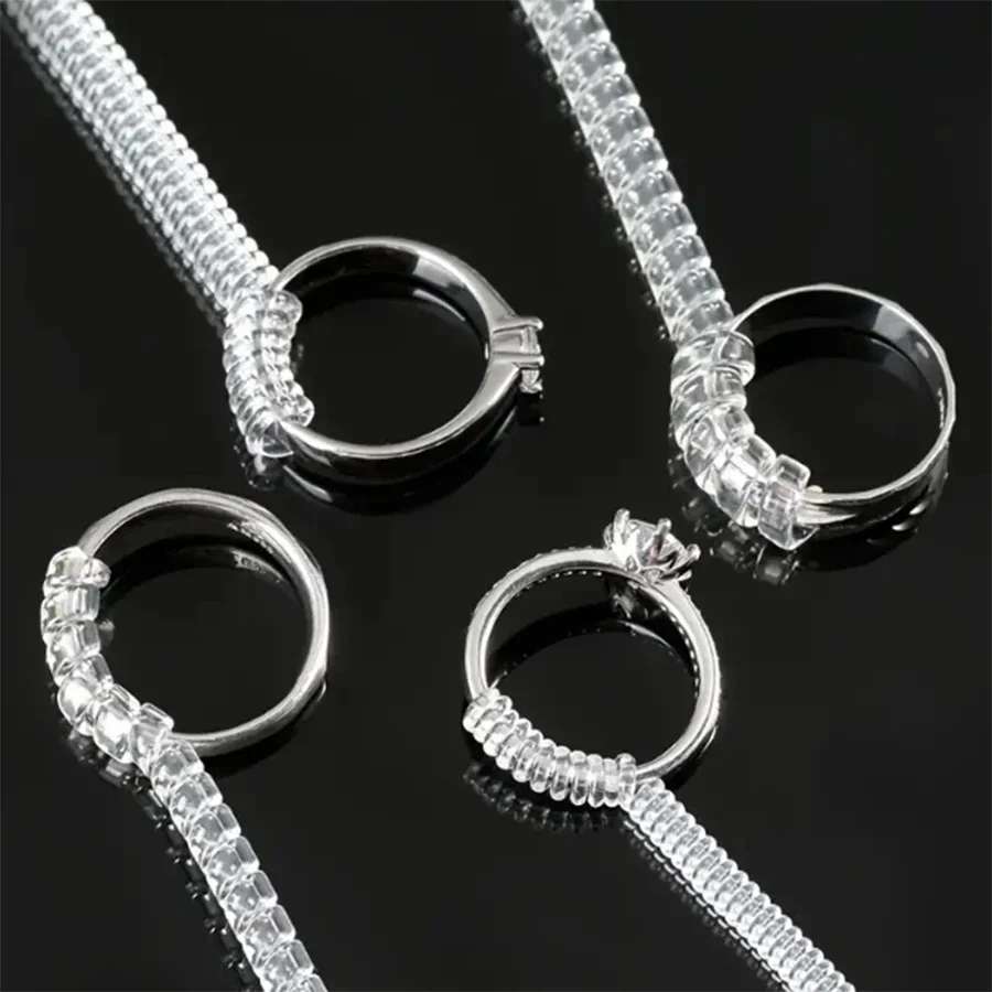 4/8 قطع - أداة ضبط حجم الخاتم  - مراجعة Women'S Accessories Rings وسعره