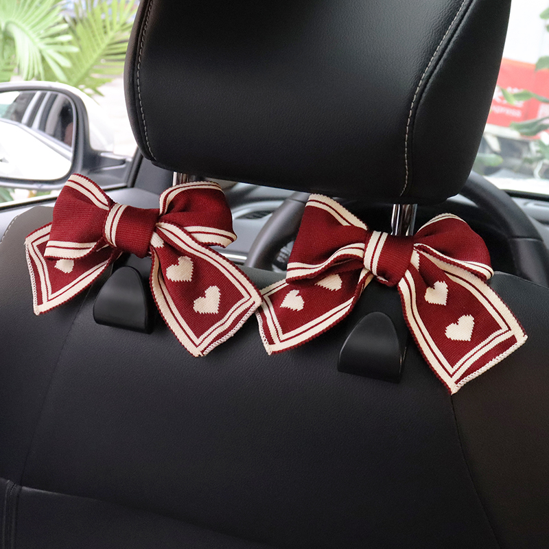خطافات سيارة Bowknot عالمية ،  - مراجعة Women Accessories List وسعره