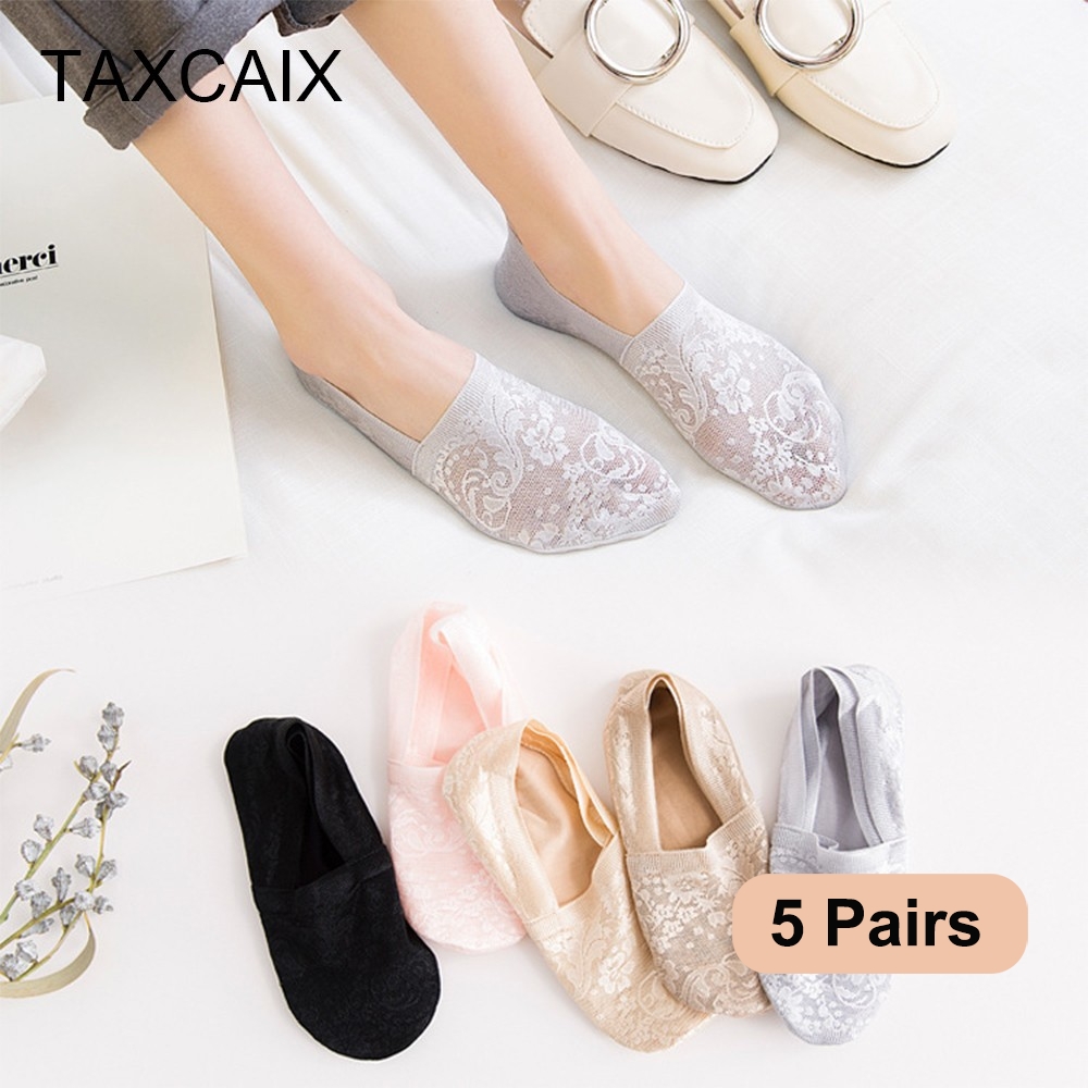 5 أزواج من الجوارب النسائية ال - مراجعة Women'S Ankle Accessories وسعره